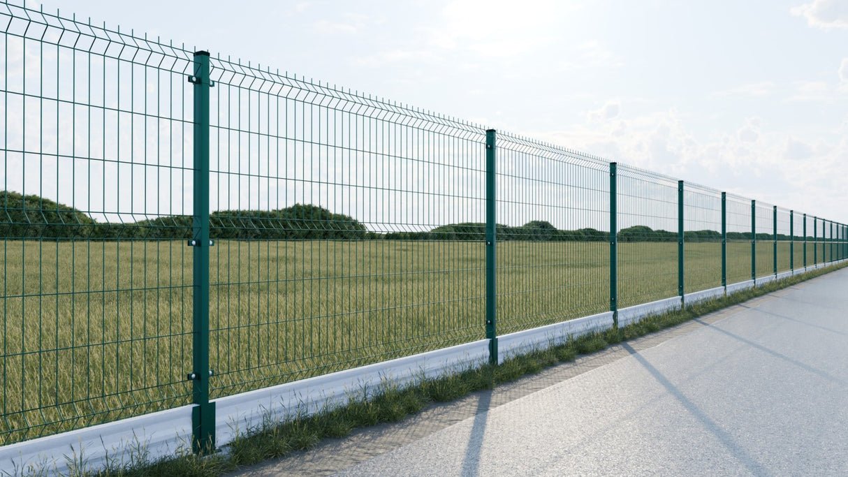 Hegesztett 3D ZnPVC kerítéspanel 2500x1530x4mm zöld