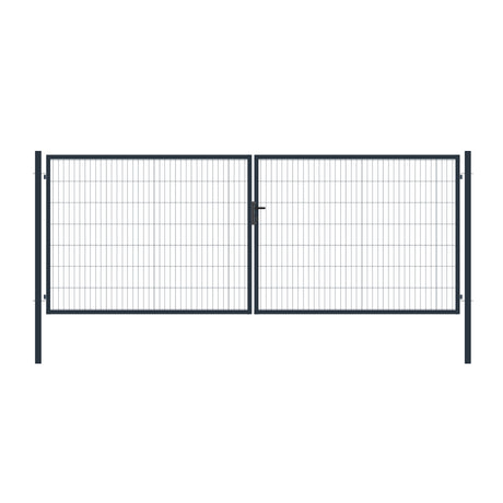 Brána 2kr. SQUARE ZnPVC 4000x1500mm, antracit