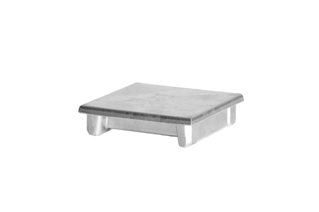 Alumínium oszlopkupak 100x100 lapos - természetes