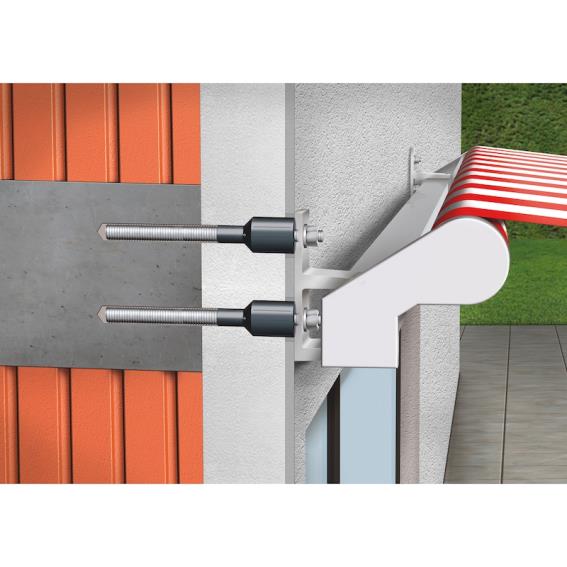 Szerelési horgony hőhíd nélkül M12/M12