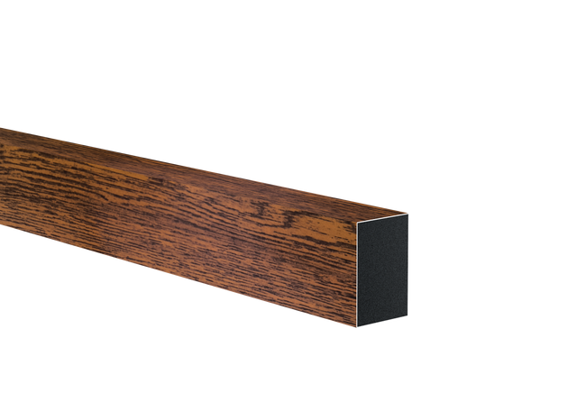 Alumínium kerítéskitöltő 40x60x1 - 6000mm sötét diófa