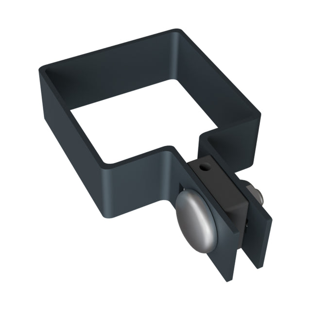 Objímka koncová na stĺpik ZnPVC 60x60mm antracit