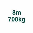 Set 8m/700kg