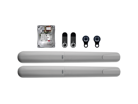 Key meghajtó kétszárnyú kapuhoz, készlet fotocellákkal