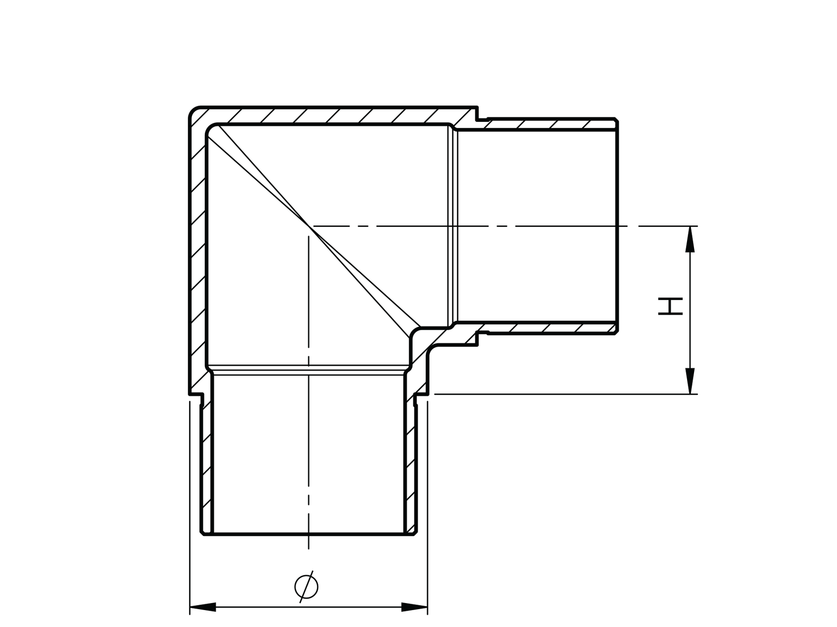 Rozsdamentes szögletes sarokidom