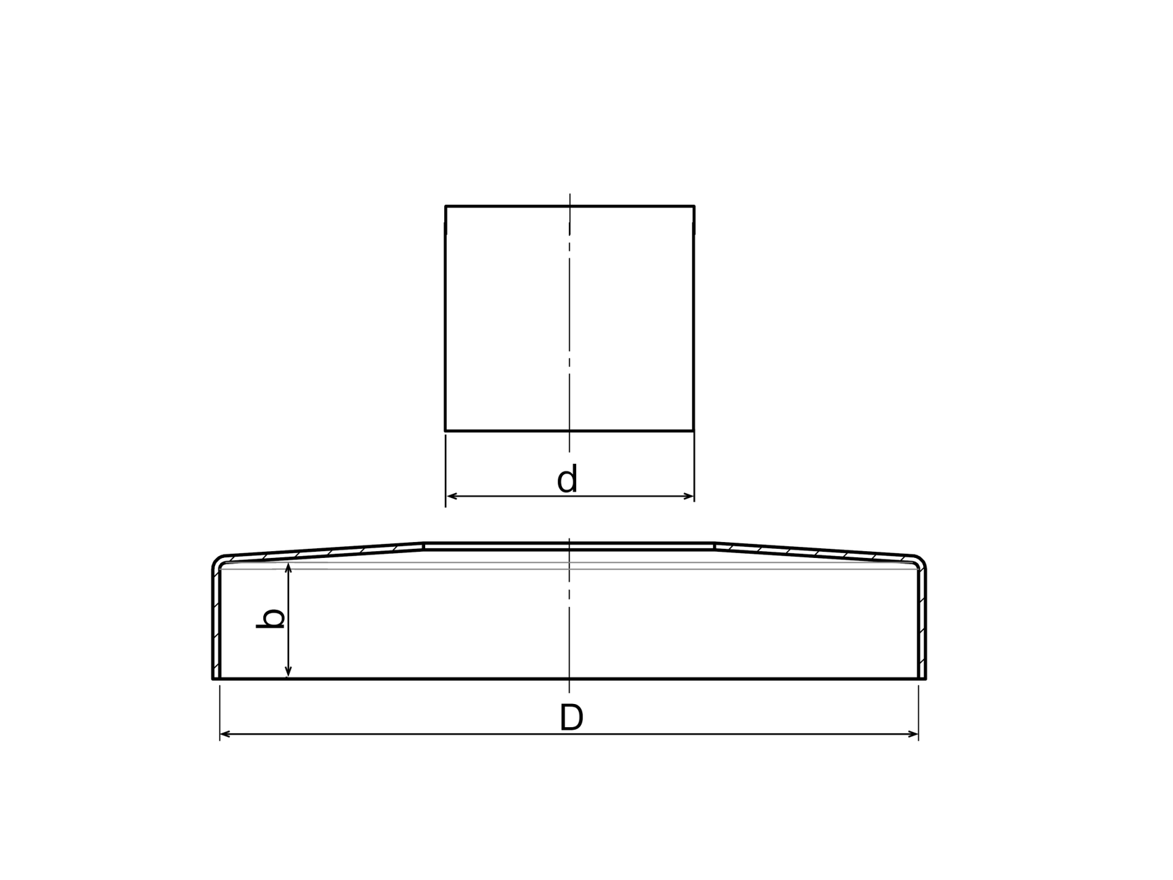 Rozetta - rozsdamentes, polírozott, kerek