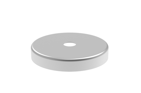 Rozetta - rozsdamentes, kör alakú