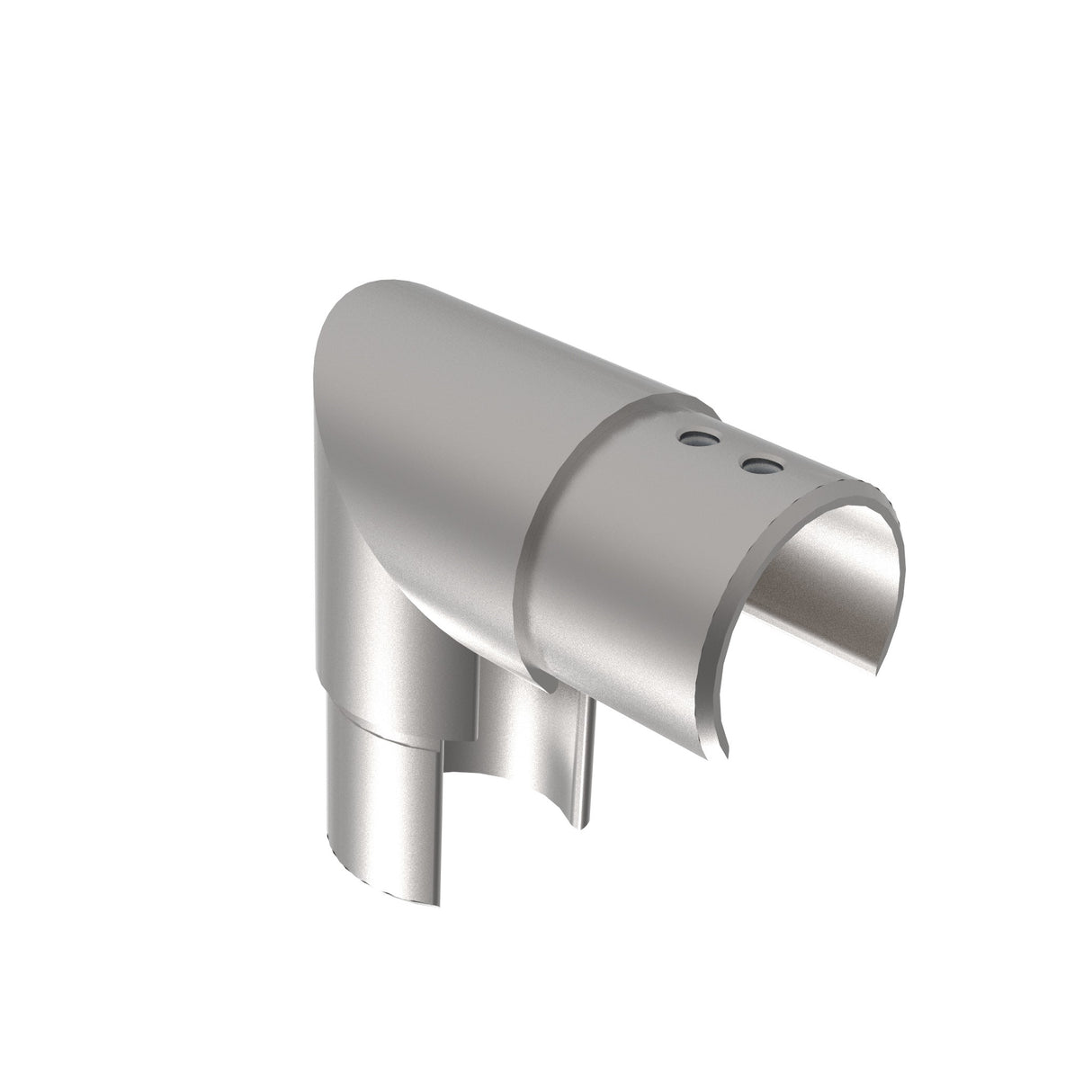 Üvegkorlát kapaszkodó sarokidom-függőleges AISI316