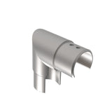 Üvegkorlát kapaszkodó sarokidom-függőleges AISI316