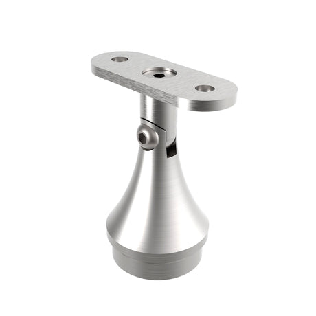 Síkkapaszkodó tartó-állítható AISI304, 40x40x2/d42