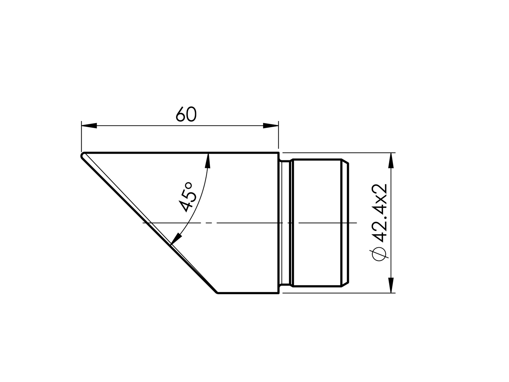 Véglezáró csőhöz