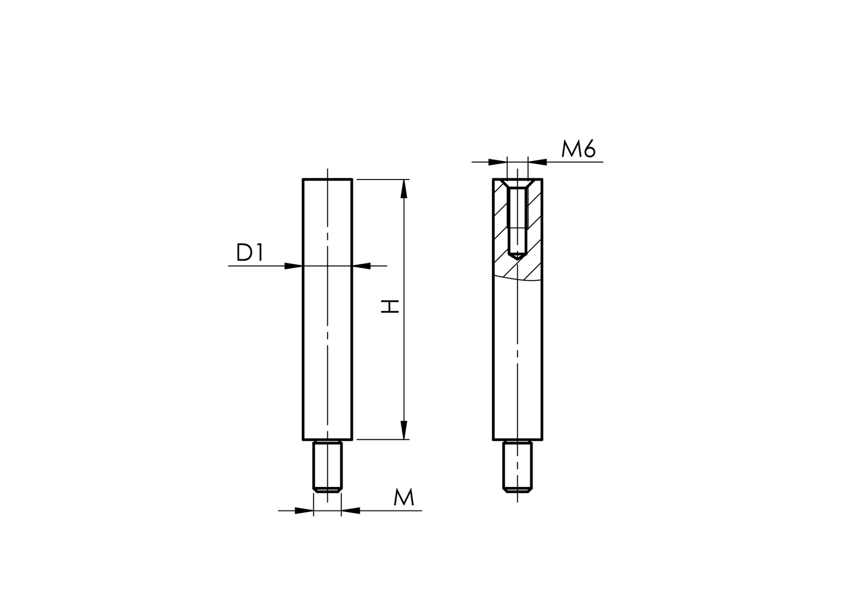 Kapaszkodótartó szár