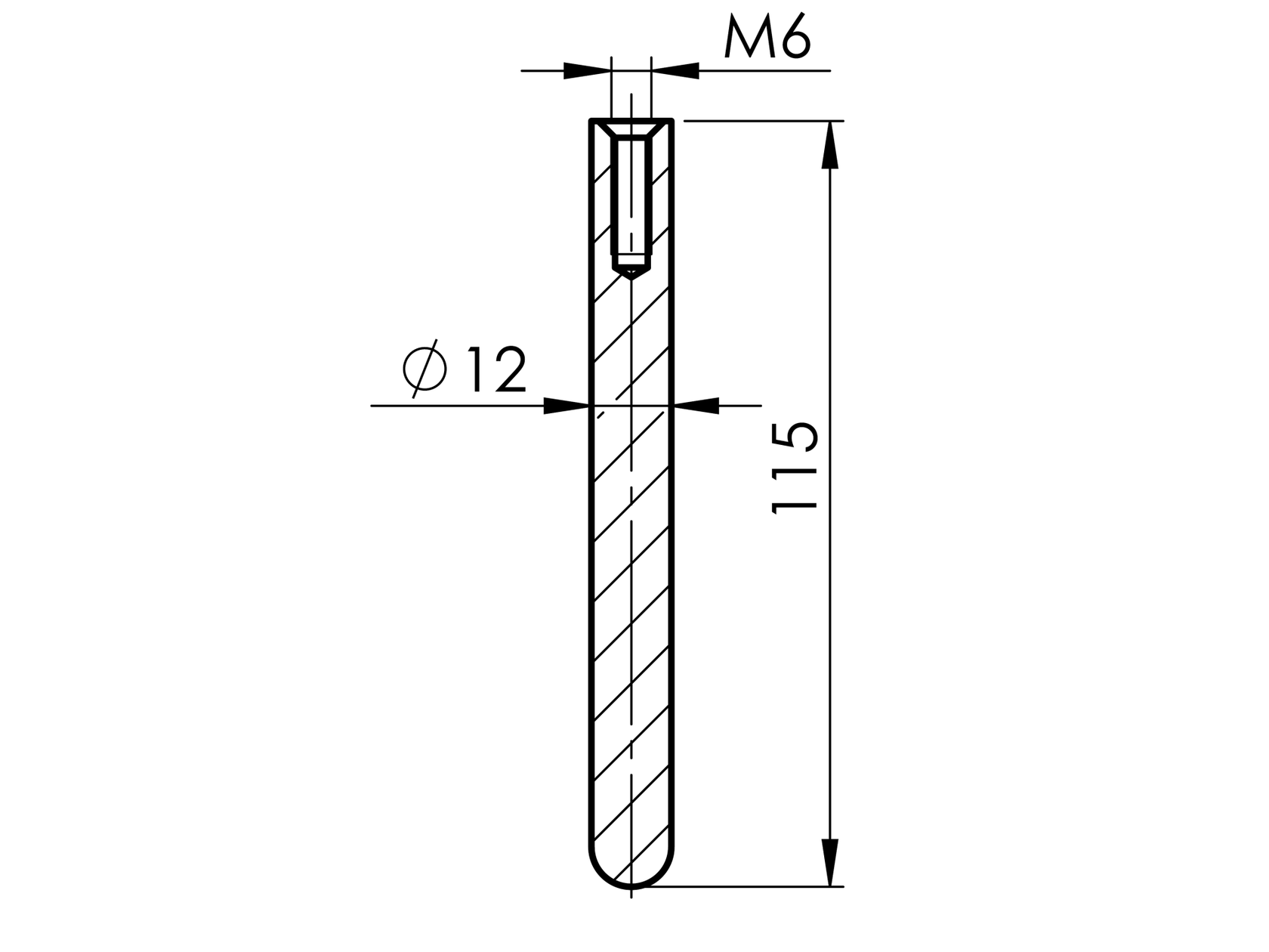 Rozsdamentes korlátkapaszkodóhoz tartószár