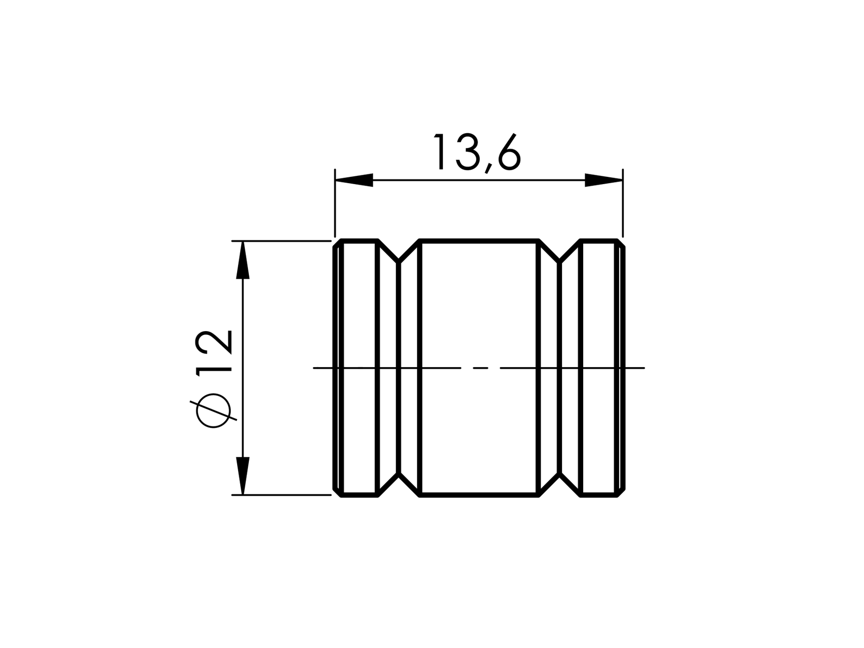 Keresztrúd tartó csavarral pin