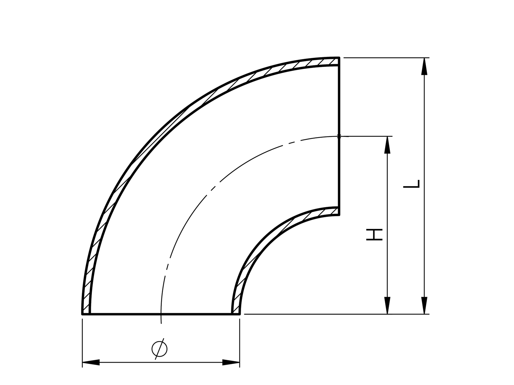 Hegeszthető, 90°-os könyök kapaszkodóhoz