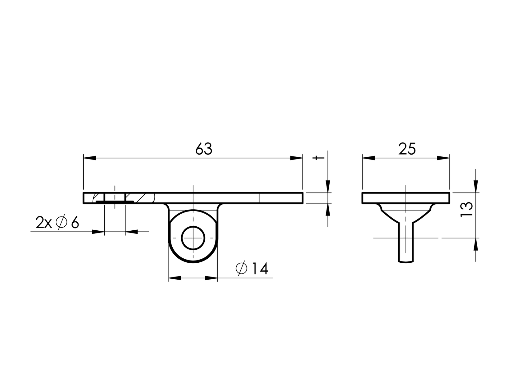 Állítható rozsdam. sík kapaszkodó tartólap AISI316