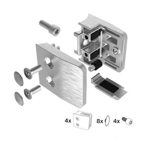 Üvegfogó, alsó peremmel  - szálcsiszolt