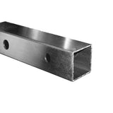 Furatolt zártszelvény 40x40x2/15xd12,5/L1980