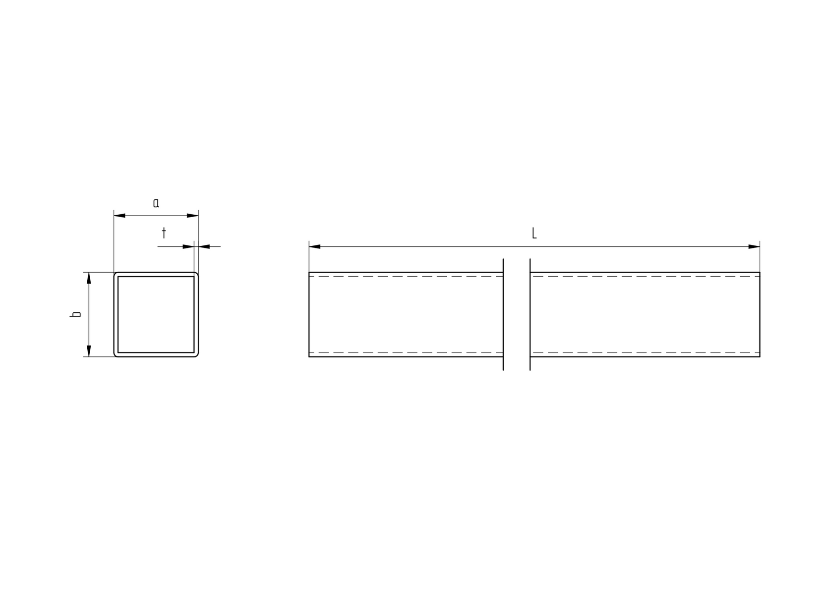 Rozsdamentes szálcsiszolt profil