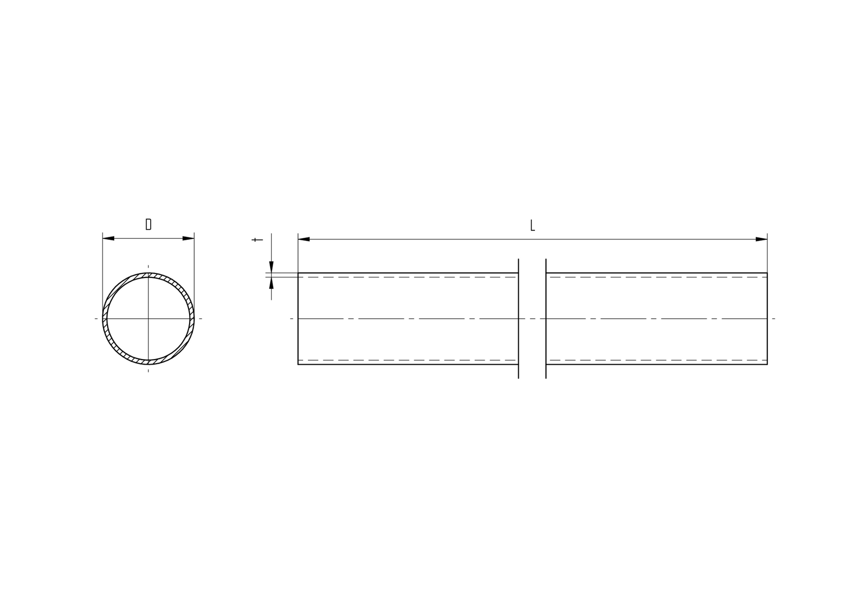 Rozsdamentes, szálcsiszolt körszelvény