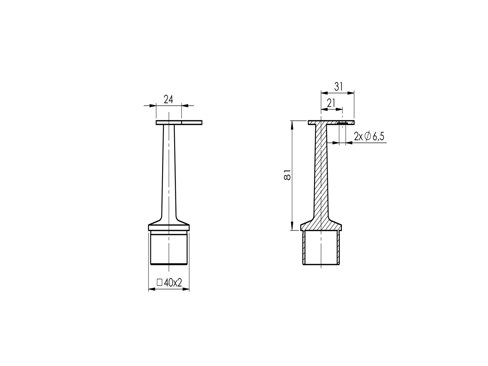 Korlátsarok kapaszkodótartó