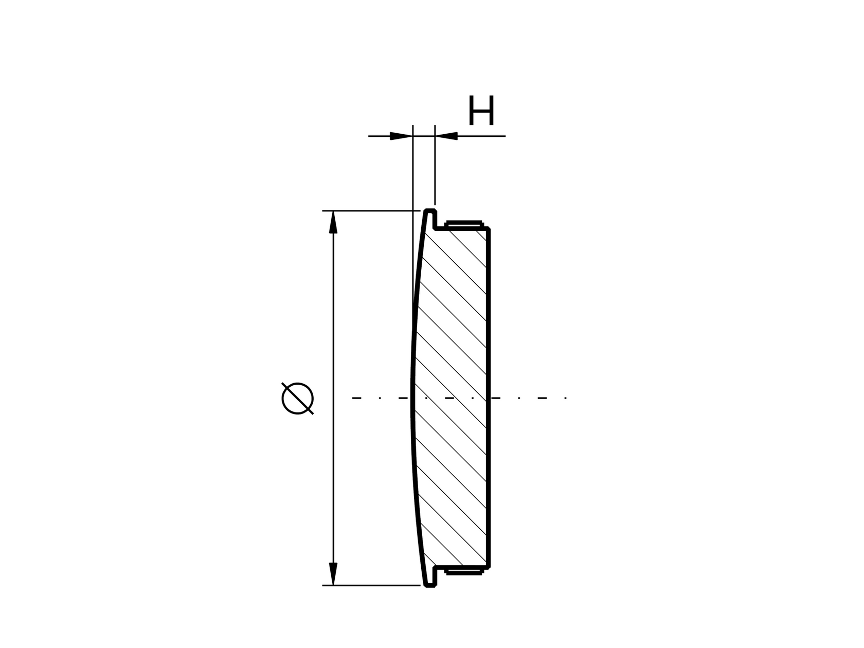 Domború végzáró kapaszkodóhoz/oszlophoz