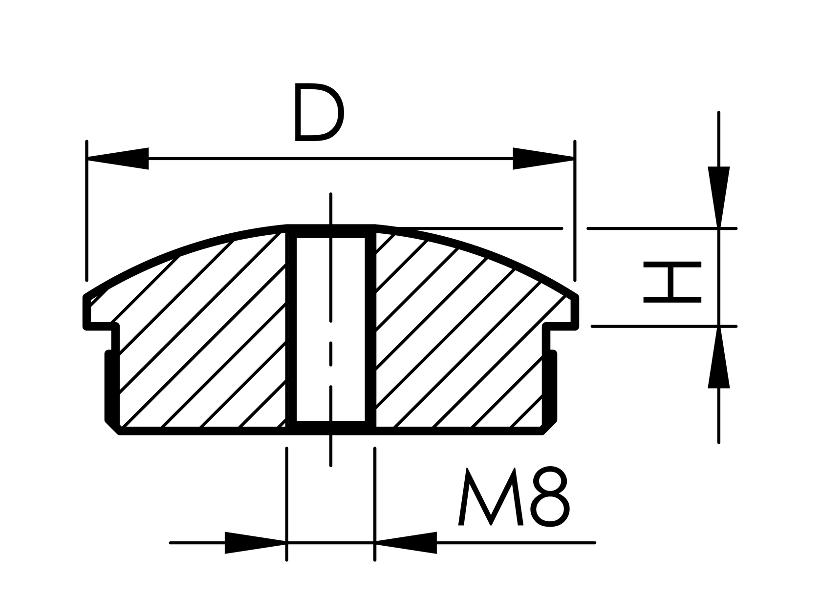 Oszlop végzáró-kapaszkodó tartó elem
