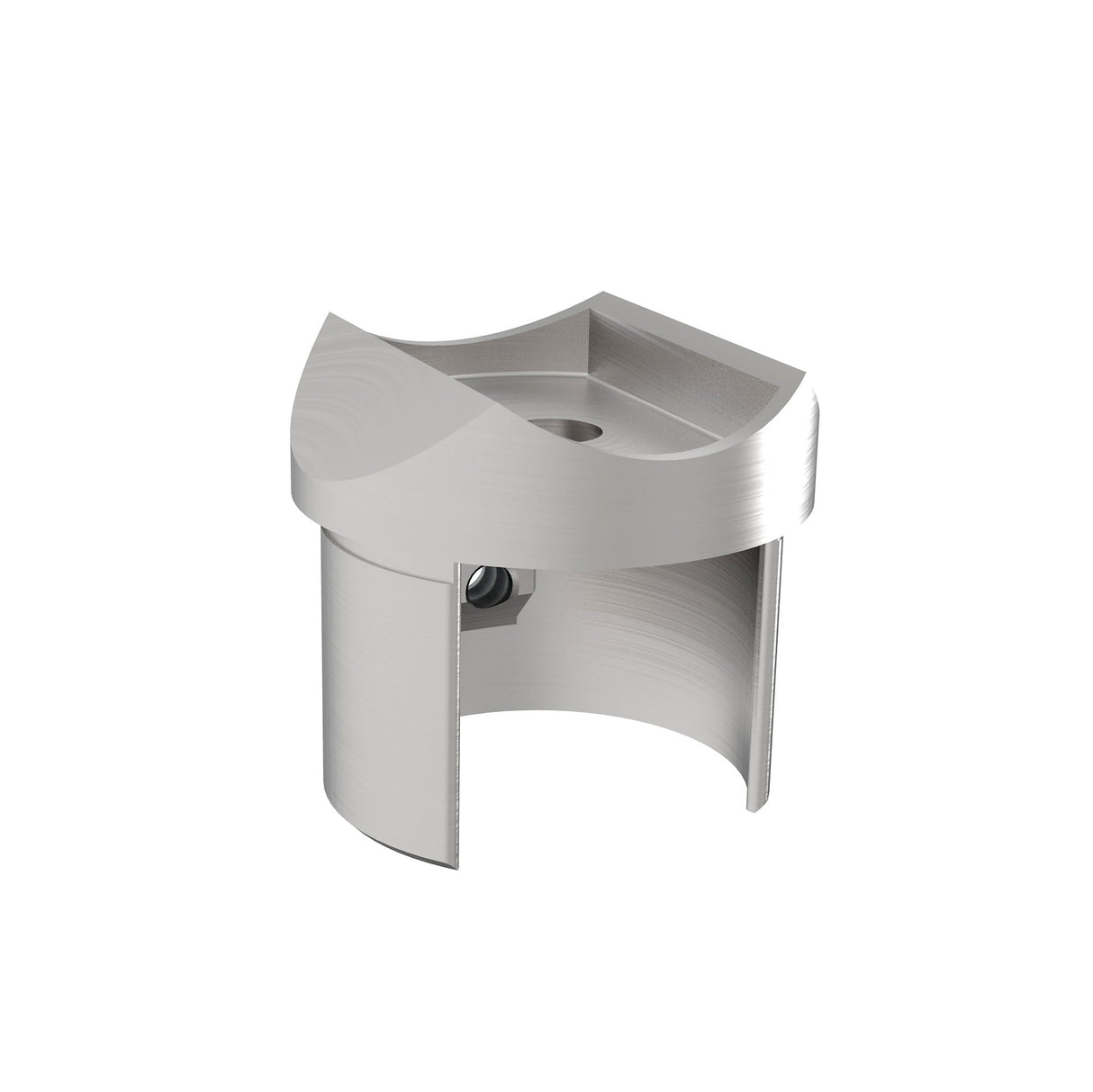 Rozsdam.nútos kapaszkodóhoz-csőtoldó elem 90°