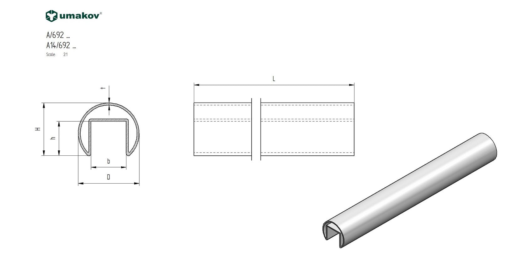 Rozsdam.D48mm nútos körkapaszkodó síküvegkorlátra
