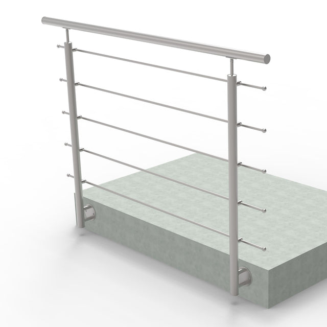 Rozsdamentes pálcás korlát, L: 1500 mm