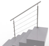 Rozsdamentes sodronyos lépcsőkorlát szett -1500 mm