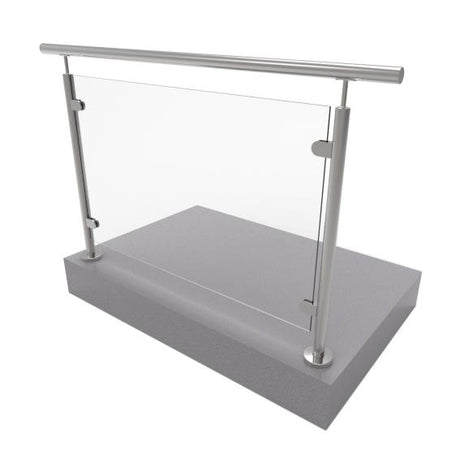 Glass railing, 1504x1000mm