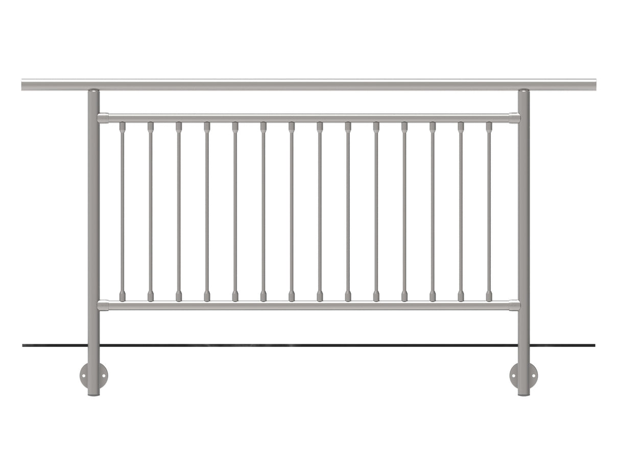 Vertikális pálcás korlát szett - 2000x1000 mm