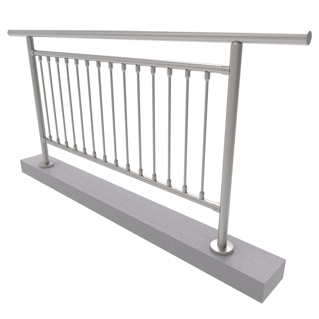 Rozsdam.függőleges osztású galériárakorlát szett