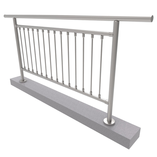 Rozsdam.függőleges osztású galériárakorlát szett