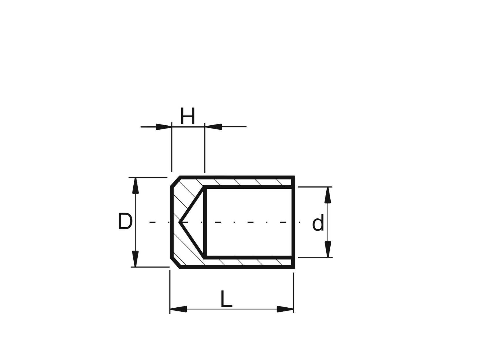 Hengeralakú véglezáró