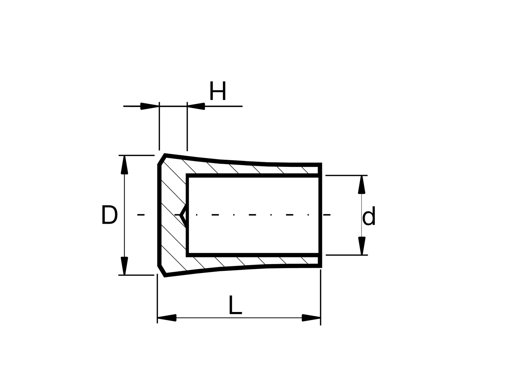 Henger alakú véglezáró