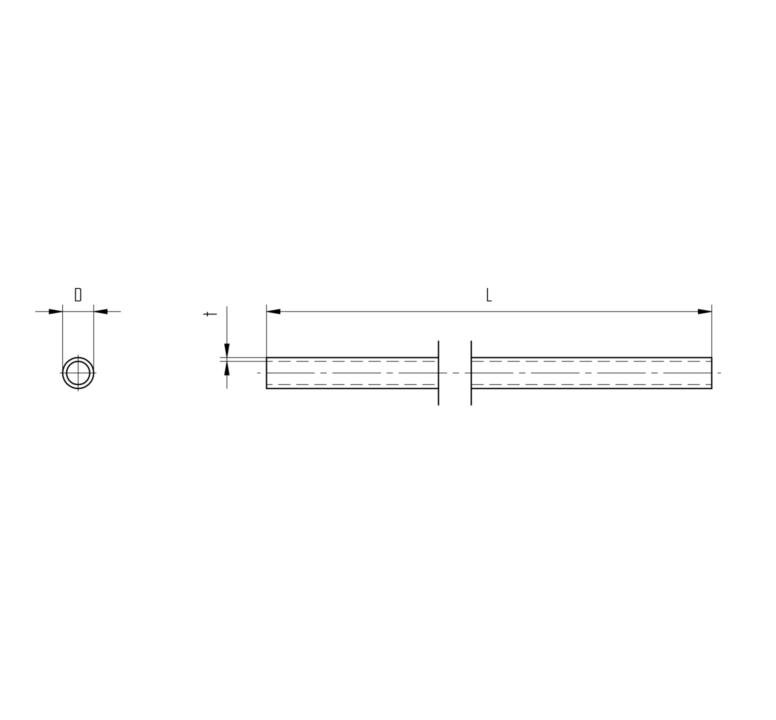 Kültéri rozsdam. szálcsiszolt cső