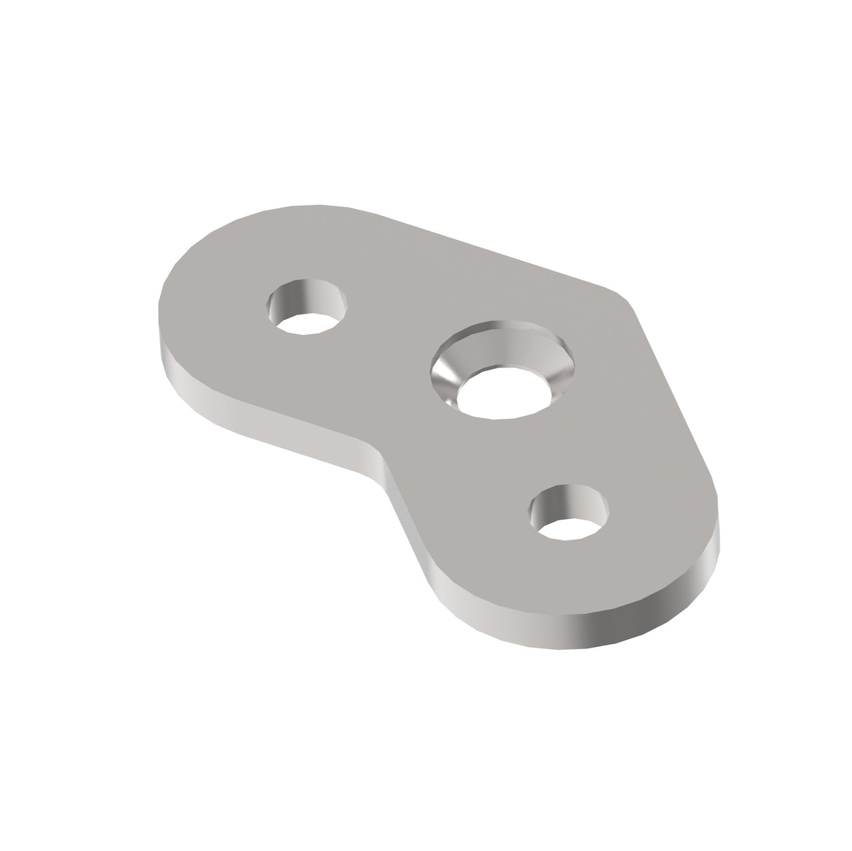 Kapaszkodósarokhoz 135°-os támaszlemez