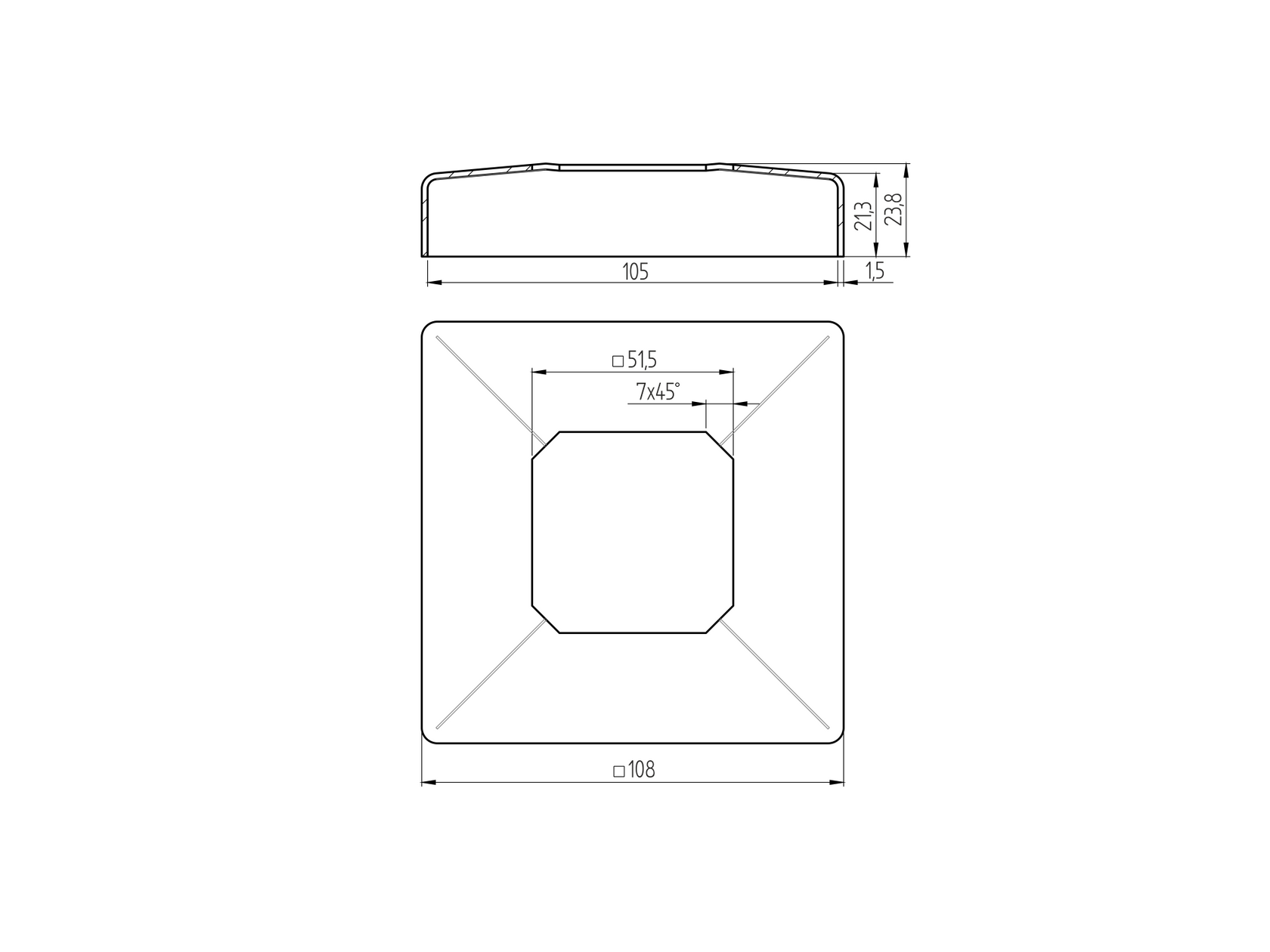 Rozetta - rozsdamentes