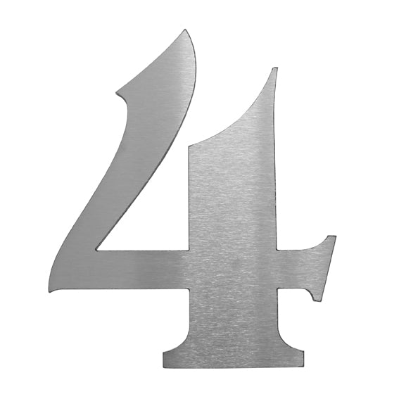 Kültéri választék "4" 185mm, hr.3mm, AISI 316