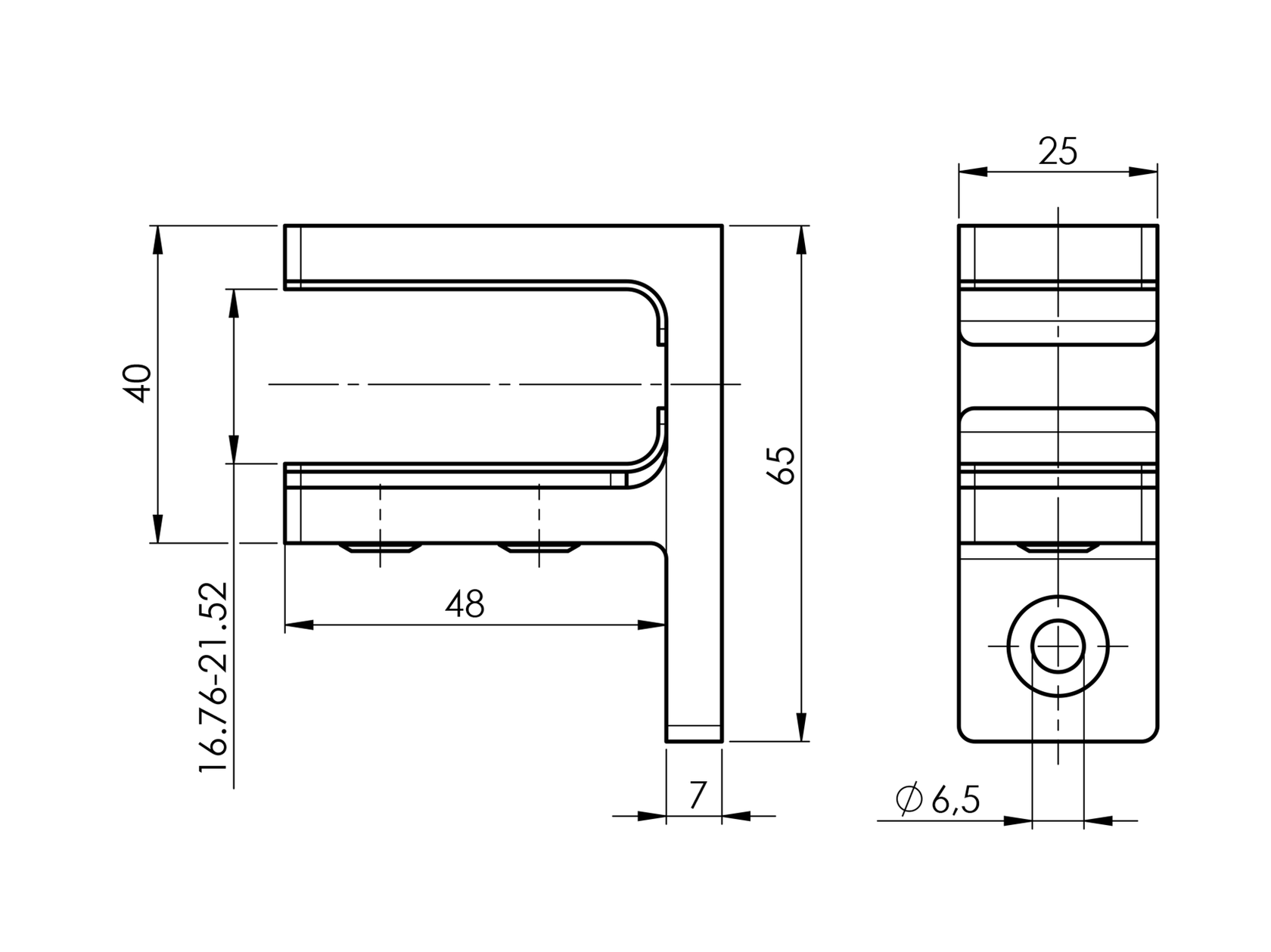 Rozsdamentes kültéri pontüvegfogó falra