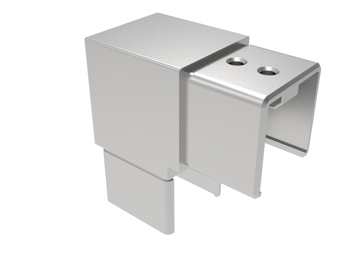 Üvegkorlát kapaszkodó sarokidom-függőleges 90°, 40