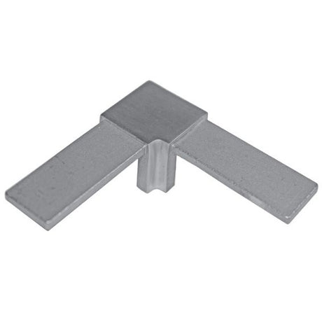 Rozsdam.nútos négyzetkapaszkodóhoz saroktoldó elem