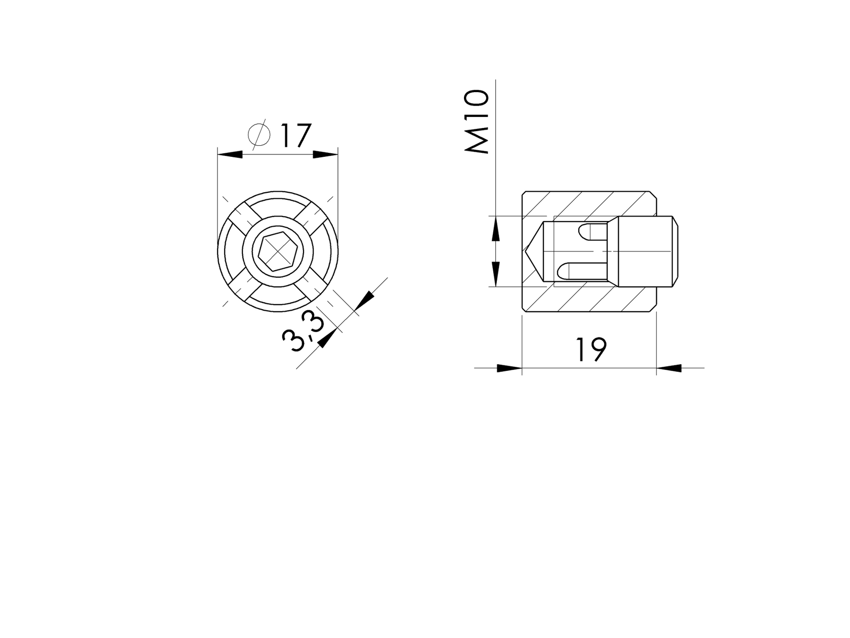 Sodronytartó -feszítésosztó elem