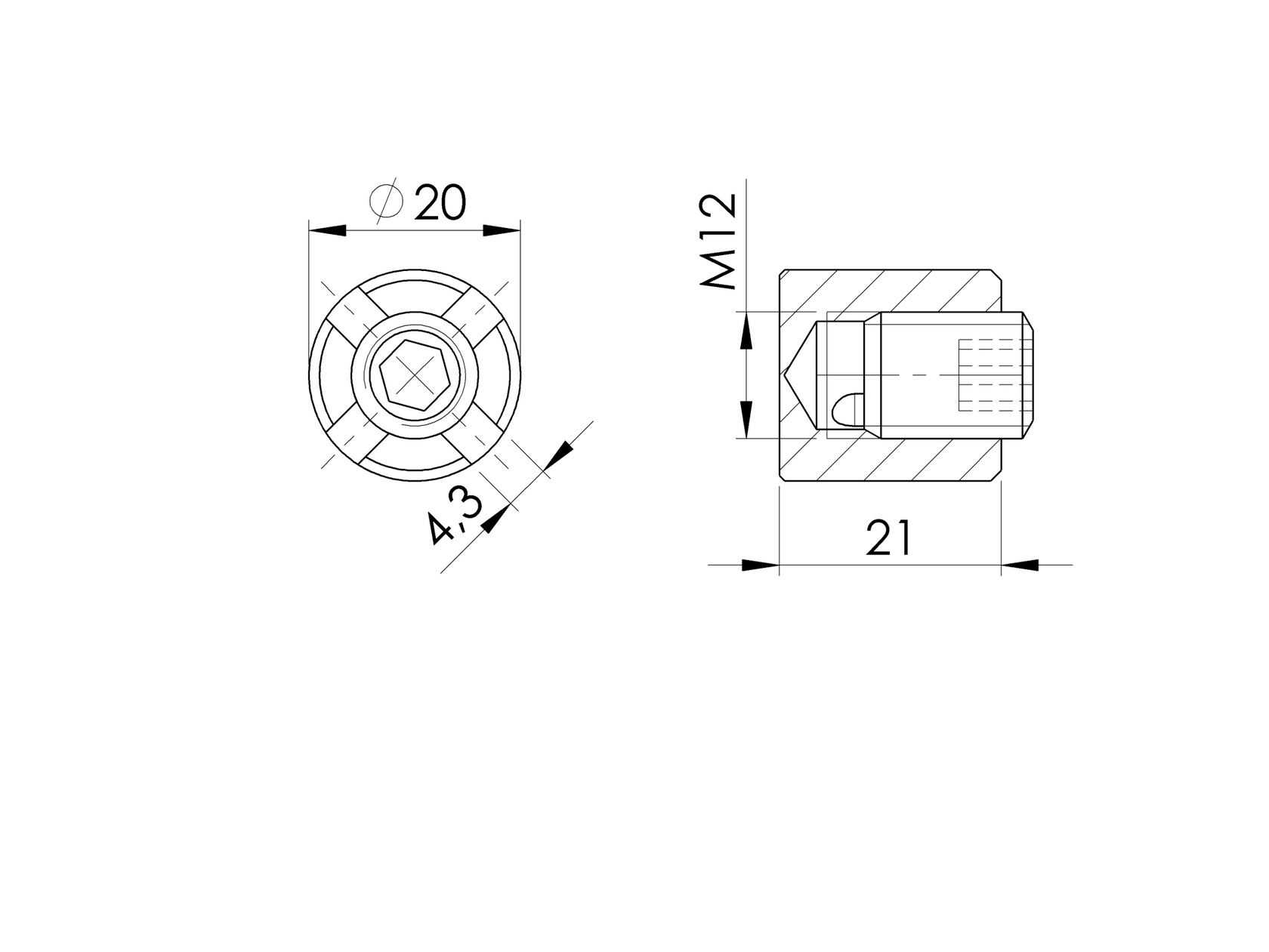 Sodronytartó -feszítésosztó elem
