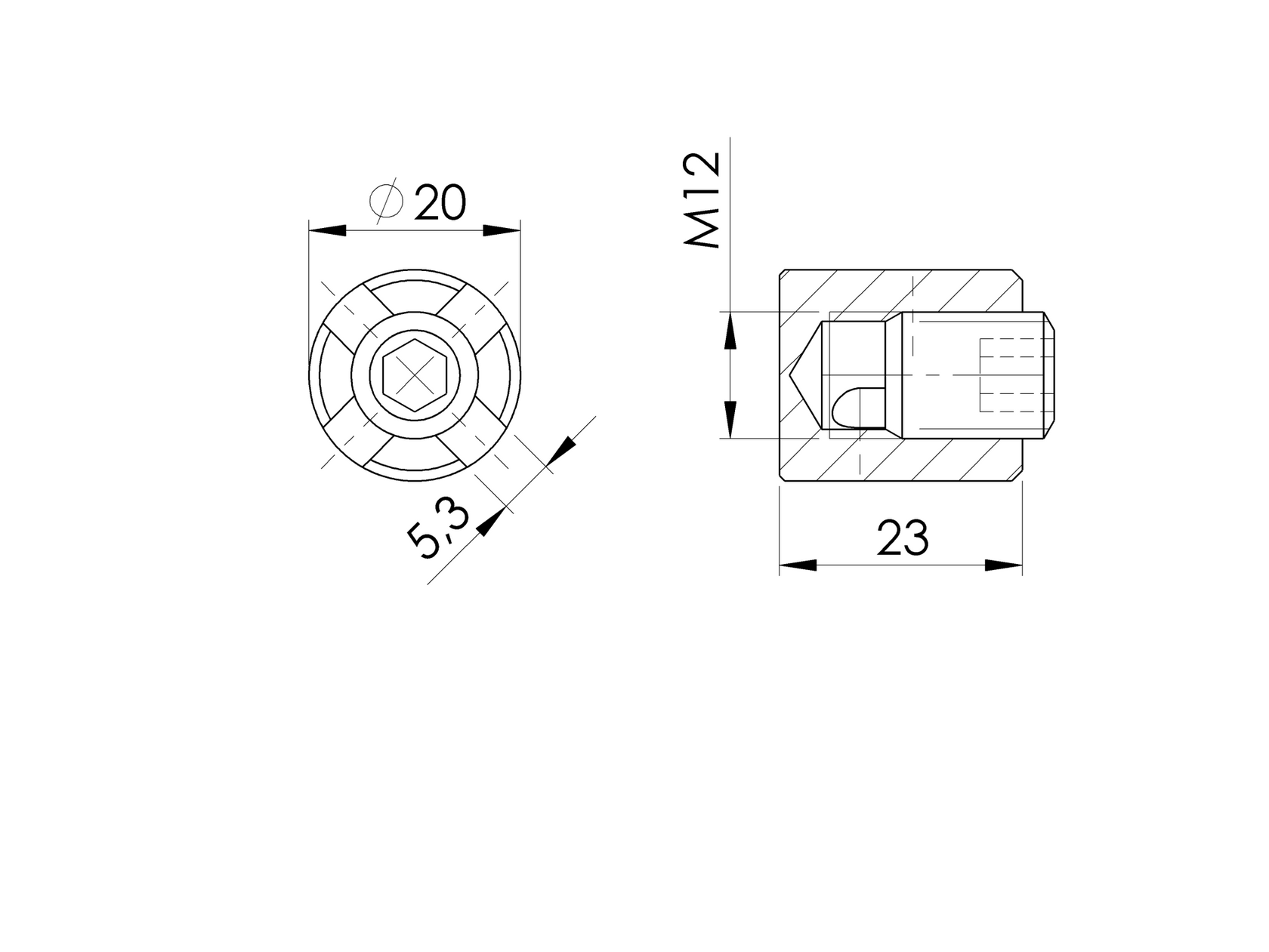 Sodronytartó -feszítésosztó elem