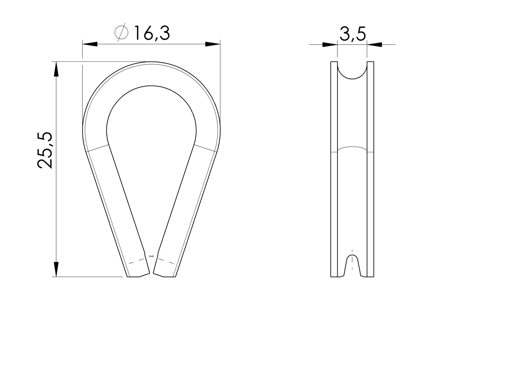 Saválló, sodronyrögzítő szívelem