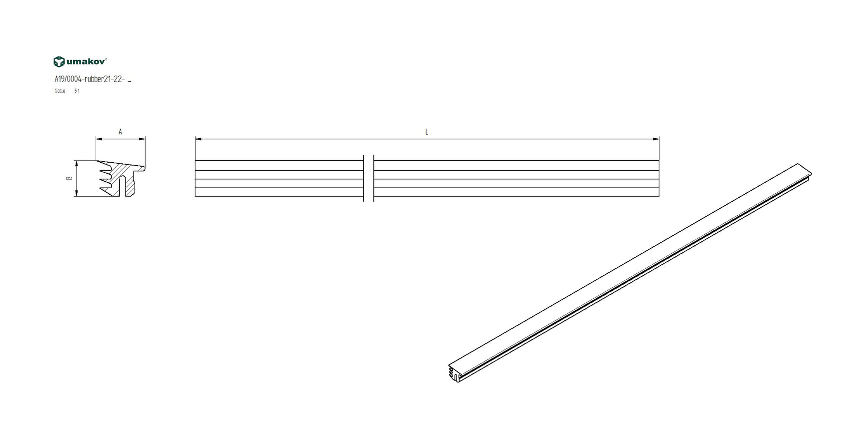 Tömítő gumiszalag