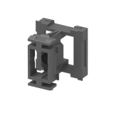 Click - lock spojka pre fasádny systém s lamelami, 45 x 25 - 20 - Antracit RAL 7016, 50ks